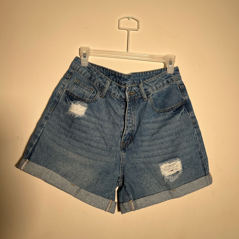 Shein High Waisted Jean Shorts